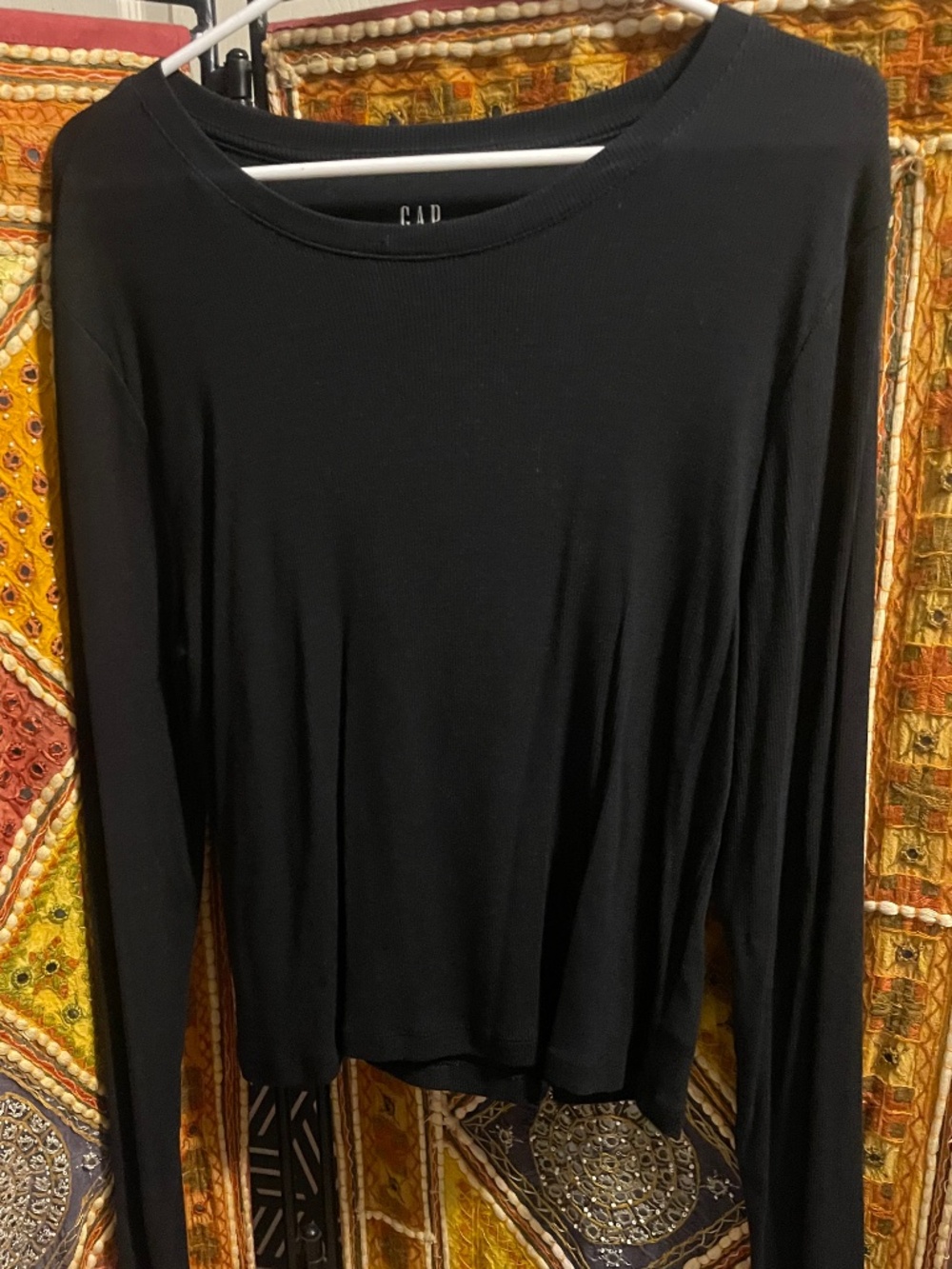 Gap Black Long Sleeve T-shirt Size XL